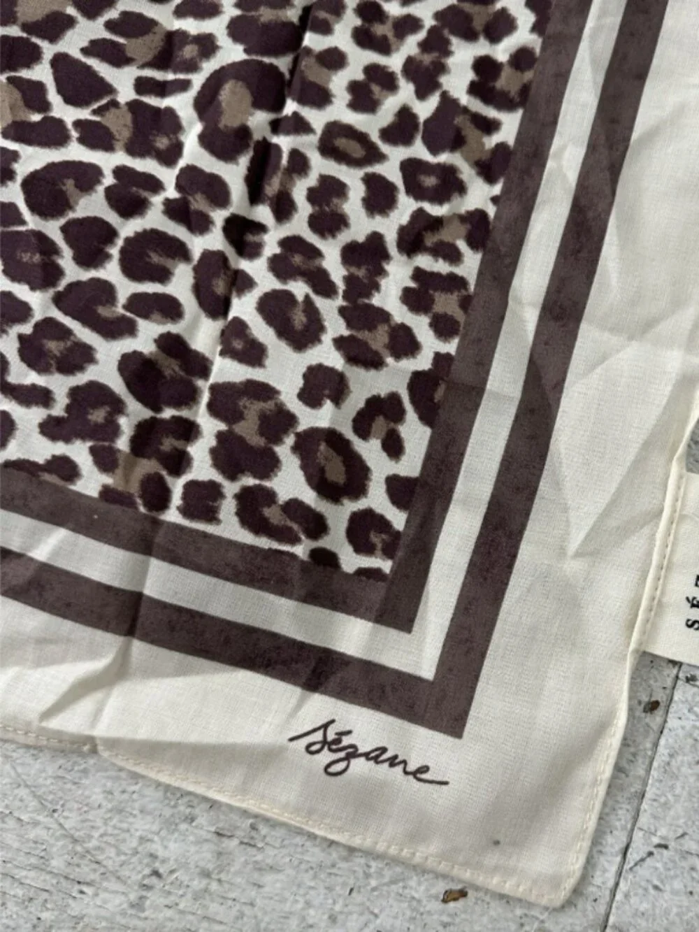 Sézane Léopard Foulard